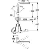 Grohe - Minta Einhand-Spültischbatterie, L-Auslauf, mit