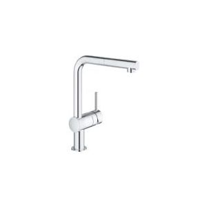 GROHE - Keukenkraan - Chroom - Hoge Uitloop - Uittrekbare Mousseur