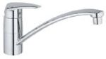 GROHE Eurodisc Keukenkraan - Chroom - Draaibare Uitloop - GROHE SilkMove®