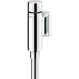 Urinoir spoeler grohe rondo 1/2 zonder stopkraan met spoelpijp en verbinder chroom