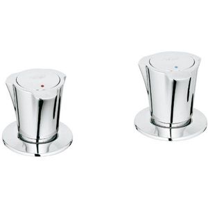 Grohe Costa L, bidet ventielen, zilver