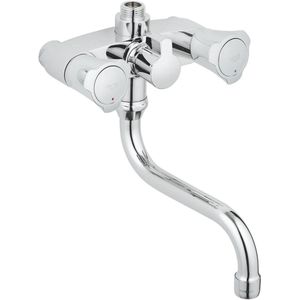 GROHE Costa L - Douchekraan - Chroom - Wandmontage - Messing