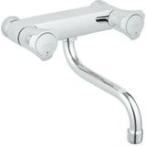 GROHE Costa L Keukenkraan - Onderuitloop - Inbouw - Chroom