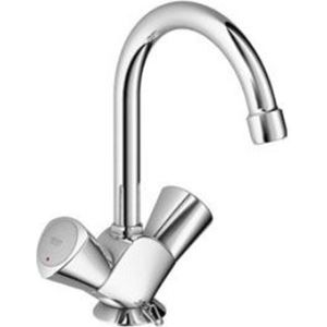 GROHE Costa S wastafelkraan met ketting chroom 21338001