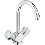 GROHE Costa S wastafelkraan met waste chroom 21257001