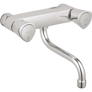 Grohe Costa S wandkeukenmengkraan met onderuitloop chroom