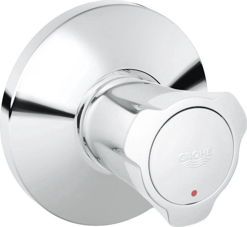 Costa Unterputz-Ventil Oberbau Einbautiefe stufenlos 20-80mm, Rote Markierung, Chrom - Grohe