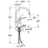 Grohe - Euroeco Special Einhand-Spültischbatterie, dn 15,