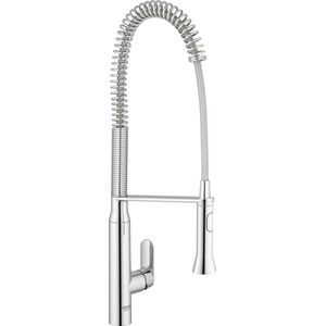 GROHE K7 Keukenkraan - hoog - 2 straalsoorten - met profesionele handdouche - chroom 32950000