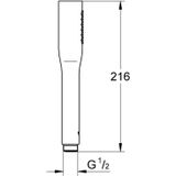 GROHE Vitalio Get Stick Handdouche 1 Straalsoort - Chroom 27458000