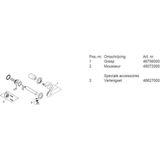 Concetto 2-Loch-Waschtischbatterie Wandmontage, 19575001 - Grohe