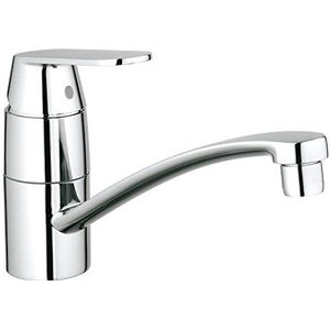 GROHE Eurosmart Cosmopolitan keukenkraan, lage uitloop, voorraad-montage 31170000, chroom