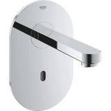 GROHE Euroeco Cosmopolitan E afbouwdeel v wandkraan met uitloop 17cm zonder menging met tranformator 230V chroom