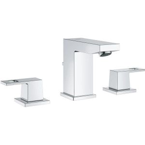 GROHE Eurocube wastafelkraan met waste chroom 20351000