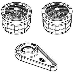 GROHE 40530000 flow rechte armatuur, chroom