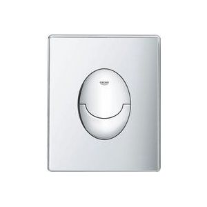 GROHE WC bedieningspaneel Start, verticale installatie, 2 drukknoppen, onderbreekbaar, glanzende afwerking, 156x197mm, 38964000