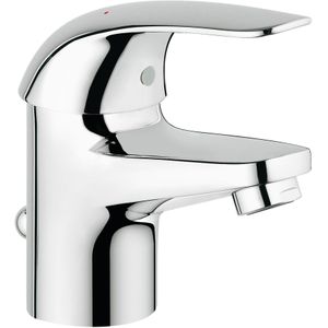 GROHE Swift - eenhands-wastafelarmatuur (enkele gat, uitloop met mousseur), chroom, 23264000