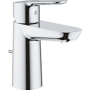 GROHE BauEdge 23356000 Badkranen, eenhands-wastafelmengkraan, DN 15 S-size, chroom