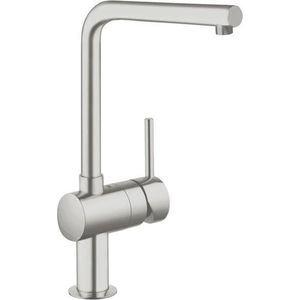 GROHE Minta Keukenmengkraa - Draaibereik 0°/150°/360 - SuperStee - L-uitloop