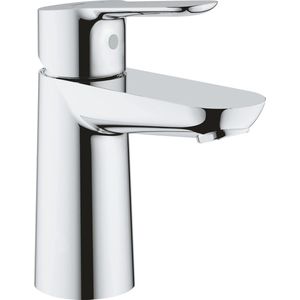 GROHE BauEdge | Badkamerkraan - wastafelbatterij met enkele handgreep, S-formaat | met keramische cartridge | chroom | 23330000