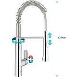 GROHE K7 Keukenkraan - Medium Uitloop - Met Professionele Handdouche - Chroom