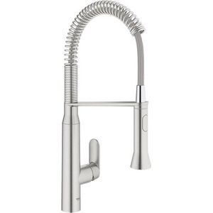 GROHE K7 Keukenkraan - Medium Uitloop - Met Professionele Handdouche - SuperSteel