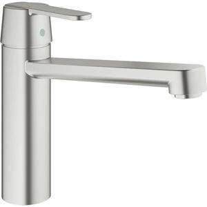 GROHE QuickFix Get Keukenkraan - Medium uitloop - RVS-look