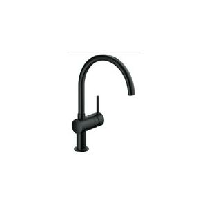 GROHE Minta Keukenkraan mat zwart - C-uitloop - draaibaar
