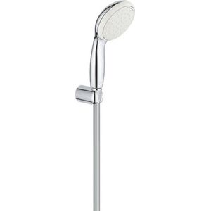 GROHE New Tempesta 100 baddoucheset 2 stralen handdouche wanddouchehouder niet verstelbaar doucheslang 1500 mm EcoJoy 57 lmin chroom