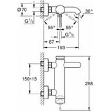 GROHE Essence Badmengkraan, 33624001