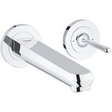 Grohe - Eurodisc Joy 2-Loch-Waschtischbatterie, Wandmontage,