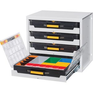 Allit 455805 Behuizing voor ladesysteem EuroPlus Depot M (b x h x d) 380 x 465 x 505 mm Grijs 1 stuk(s)