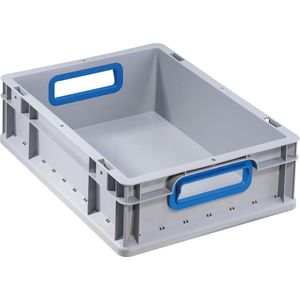 Allit ProfiPlus Eurobox grau, blau 30,0 x 40,0 x 12,0 cm