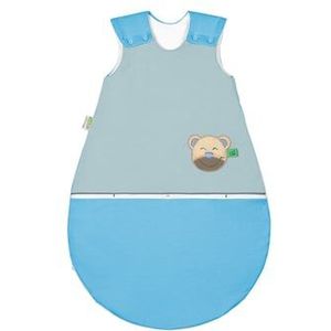 Odenwälder Jersey-Schlafsack ""mucki AIR"" color-blocking sky blue