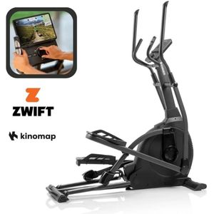 Hammer Fitness SpeedMotion II Crosstrainer - Fitness - met Zwift en Kinomap - 24 trainingsprogramma's - Zwart