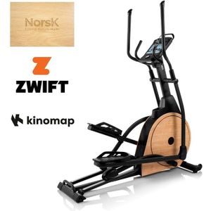 Hammer Fitness CrossPace 7.0 NorsK - Elliptical - Crosstrainer - met 10.1"" TFT scherm - met Zwift en Kinomap - Hardhout