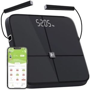 HAMMER Body Screen TX - Lichaamsanalyseweegschaal - Zwart - Inclusief App