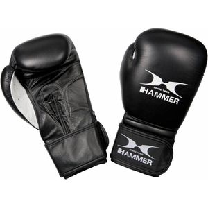 Hammer Boxing Bokshandschoenen PREMIUM FIGHT  - Leer - Zwart 10 OZ