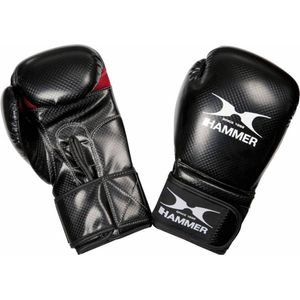 Hammer Boxing Bokshandschoenen X-SHOCK - PU - Zwart/Rood 14 OZ