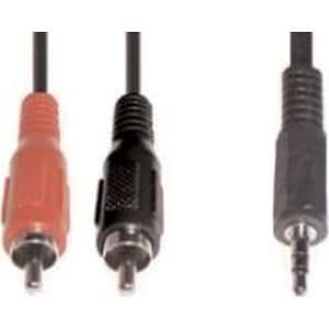 E+P Stereo-adapterkabel (1.50 m, 3,5 mm aansluiting (AUX)), Audiokabel