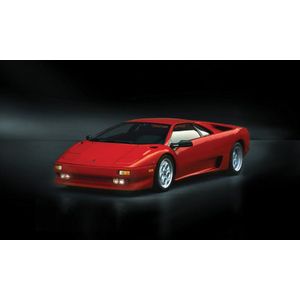 Italeri 510103685-1:24 Lamborghini Diabolo - getrouwe replica, modelbouw, plastic bouwpakket, knutselen, hobby, lijmen, modelbouwset, monteren, ongelakt, meerkleurig, medium