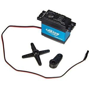Carson 500502042 CS-9 MG / 9 kg / JR accessoires voor afstandsbedieningen, waterdicht, servo, besturing en servo, modelbouw, blauw