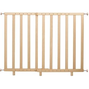 Eenhandige Opening Zwart JOIEYOU Traphekje Zonder Boren - 85-95 Cm Breed, Voor Kinderen En Huisdieren - Met één Hand Te Openen, Zwart Hekje Voor Huisdieren