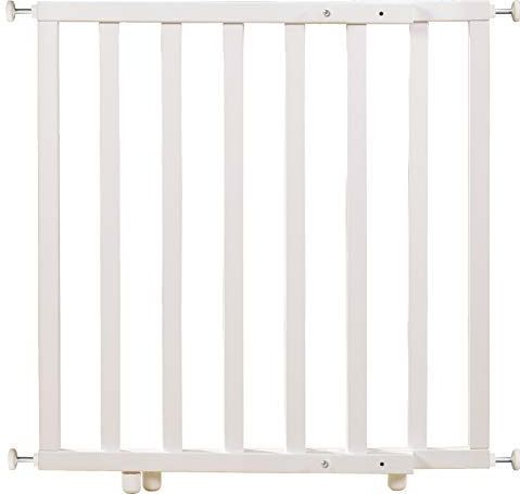 Roba 1510W veiligheidsbarrière voor deur en trap, vast, breedte 62-105 cm, hout, wit