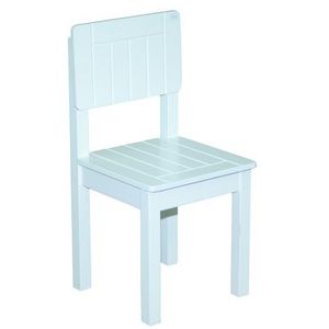 Roba Kinderstoel, stoel met rugleuning voor kinderen, wit gelakt, HxBxD: 59x29x29 cm, zithoogte 31 cm