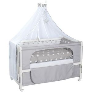 roba Room Bed Co-sleeper Wit Little Stars