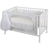 roba Room Bed Co-sleeper safe asleep® Sterrenmagie wit