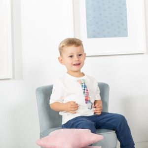 Roba Kinderstoel Lil Sofa Junior 50 Cm Fluweel Blauw