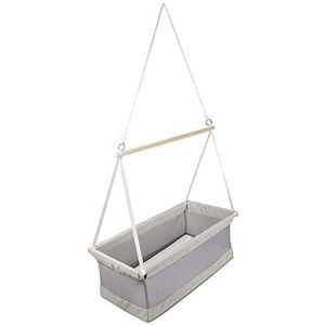 Roba 226027GA hangbedje 'safe asleep', ligvlak 90 x 45 cm, meshstof, matras met jaquard-overtrek, grijs