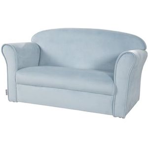 Roba Kinderbank Lil Sofa Junior 38 X 78 X 43 Cm Fluweel Blauw